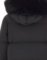RRD Piumino "Fly Tubic 18 Hood Fur" BLACK Donna 