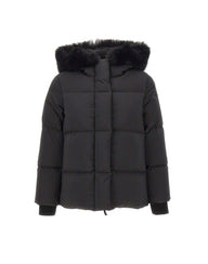 RRD Piumino "Fly Tubic 18 Hood Fur" BLACK Donna 