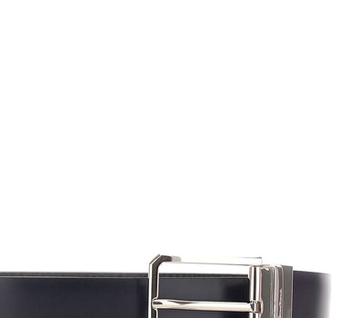 SANTONI Cintura in pelle liscia BLUE Uomo 