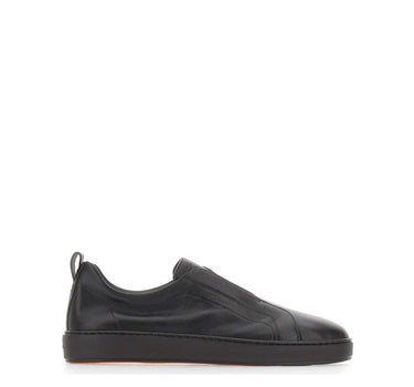 SANTONI Sneaker slip-on "Victory" BLACK Uomo 