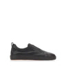 SANTONI Sneaker slip-on "Victory" BLACK Uomo 
