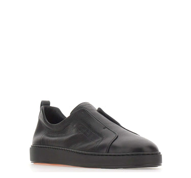 SANTONI Sneaker slip-on "Victory" BLACK Uomo 