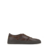 SANTONI Sneakers "Double Buckle" BROWN Uomo 