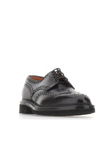 SANTONI Stringate "Emil" BLACK Uomo 