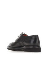 SANTONI Stringate "Emil" BLACK Uomo 