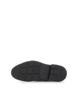 SANTONI Stringate "Emil" BLACK Uomo 