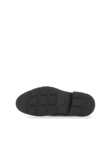 SANTONI Stringate "Emil" BLACK Uomo 
