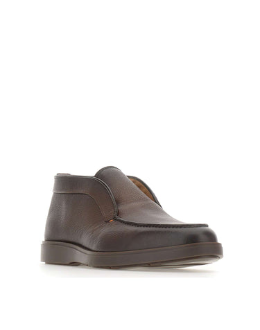 SANTONI Polacchini "Dragon" BROWN Uomo 