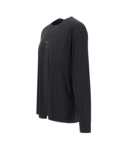 SATISFY T-Shirt "AuraLite" a manica lunga BLACK Uomo 