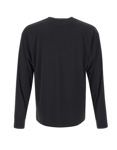 SATISFY T-Shirt "AuraLite" a manica lunga BLACK Uomo 