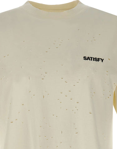 SATISFY T-Shirt "MothTech" WHITE Uomo 