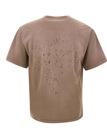 SATISFY T-Shirt "MothTech" BROWN Uomo 