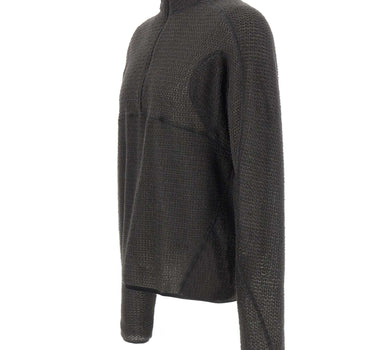 SATISFY Maglia "FuzzFleece AD" GREY Uomo 