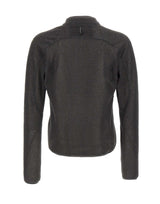SATISFY Maglia "FuzzFleece AD" GREY Uomo 