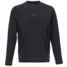 SATISFY T-Shirt "FuzzFleece" a manica lunga BLACK Uomo 
