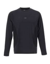 SATISFY T-Shirt "FuzzFleece" a manica lunga BLACK Uomo 