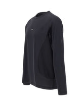 SATISFY T-Shirt "FuzzFleece" a manica lunga BLACK Uomo 