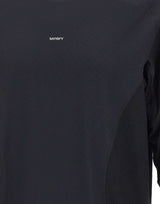 SATISFY T-Shirt "FuzzFleece" a manica lunga BLACK Uomo 