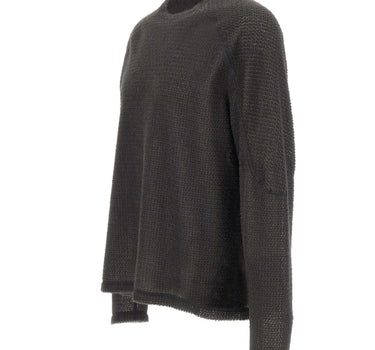 SATISFY Maglia "FuzzFleece Ad" GREY Uomo 