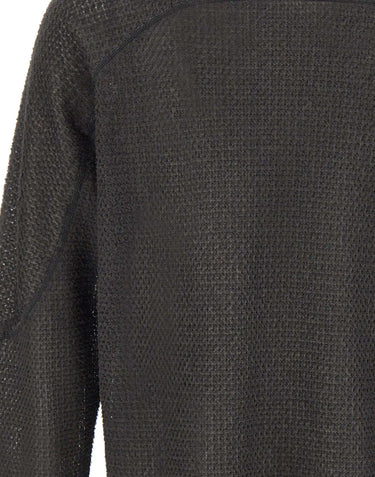 SATISFY Maglia "FuzzFleece Ad" GREY Uomo 