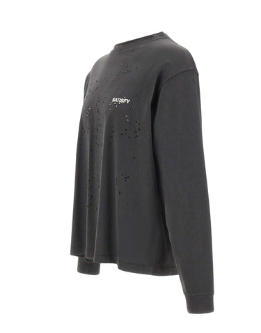 SATISFY T-Shirt "MothTech" a manica lunga GREY Uomo 