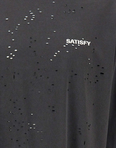 SATISFY T-Shirt "MothTech" a manica lunga GREY Uomo 