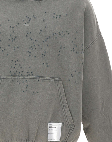 SATISFY Felpa con cappuccio "MothTech" GREY Uomo 