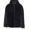 SAVE THE DUCK Pelliccia reversibile "Davina" BLACK Donna 