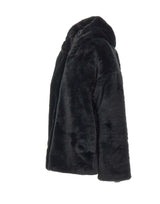 SAVE THE DUCK Pelliccia reversibile "Davina" BLACK Donna 