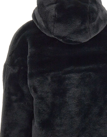 SAVE THE DUCK Pelliccia reversibile "Davina" BLACK Donna 