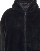 SAVE THE DUCK Pelliccia reversibile "Davina" BLACK Donna 