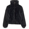 SAVE THE DUCK Giacca reversibile in eco pelliccia BLACK Donna 