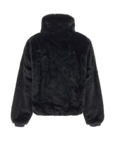 SAVE THE DUCK Giacca reversibile in eco pelliccia BLACK Donna 