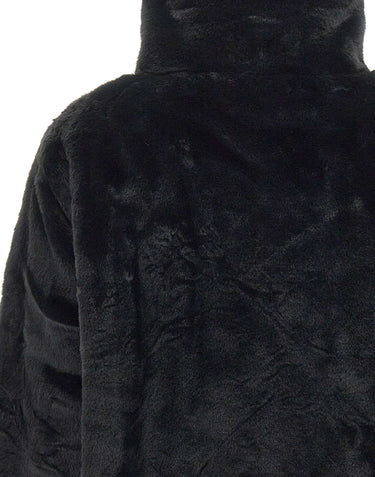 SAVE THE DUCK Giacca reversibile in eco pelliccia BLACK Donna 