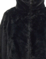 SAVE THE DUCK Giacca reversibile in eco pelliccia BLACK Donna 