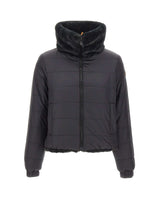 SAVE THE DUCK Giacca reversibile in eco pelliccia BLACK Donna 