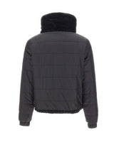 SAVE THE DUCK Giacca reversibile in eco pelliccia BLACK Donna 