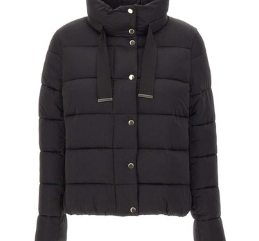SAVE THE DUCK Piumino "Camelia" BLACK Donna 