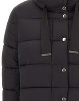 SAVE THE DUCK Piumino "Camelia" BLACK Donna 