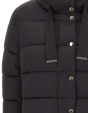 SAVE THE DUCK Piumino "Camelia" BLACK Donna 