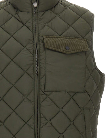 SAVE THE DUCK Gilet "Fabrice" GREEN Uomo 