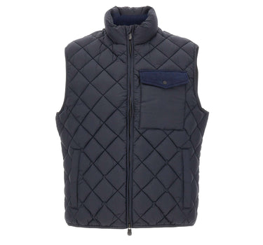 SAVE THE DUCK Gilet "Fabrice" BLUE Uomo 