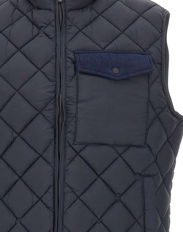SAVE THE DUCK Gilet "Fabrice" BLUE Uomo 