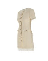 Abito con bordi in pizzo 002SBC CREAM SELF-PORTRAIT 