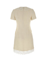 Abito con bordi in pizzo 002SBC CREAM SELF-PORTRAIT 