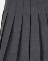 SELF-PORTRAIT Minigonna plissettata GREY Donna 