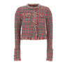 SELF-PORTRAIT Giacca in maglia a quadri MULTICOLOR Donna 