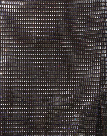 SELF-PORTRAIT Mini abito in rete con strass GREY Donna 