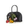 SELF-PORTRAIT Borsa a mano in pelle stampa cocco BLACK Donna 
