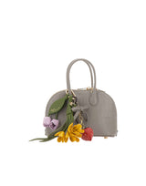 SELF-PORTRAIT Borsa a mano in pelle stampa cocco GREY Donna 